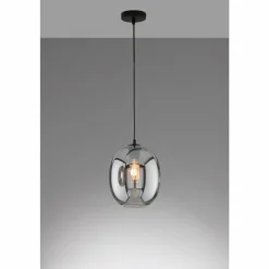 Suspension Fischer & Honsel Nayla Noir, 1 lumière