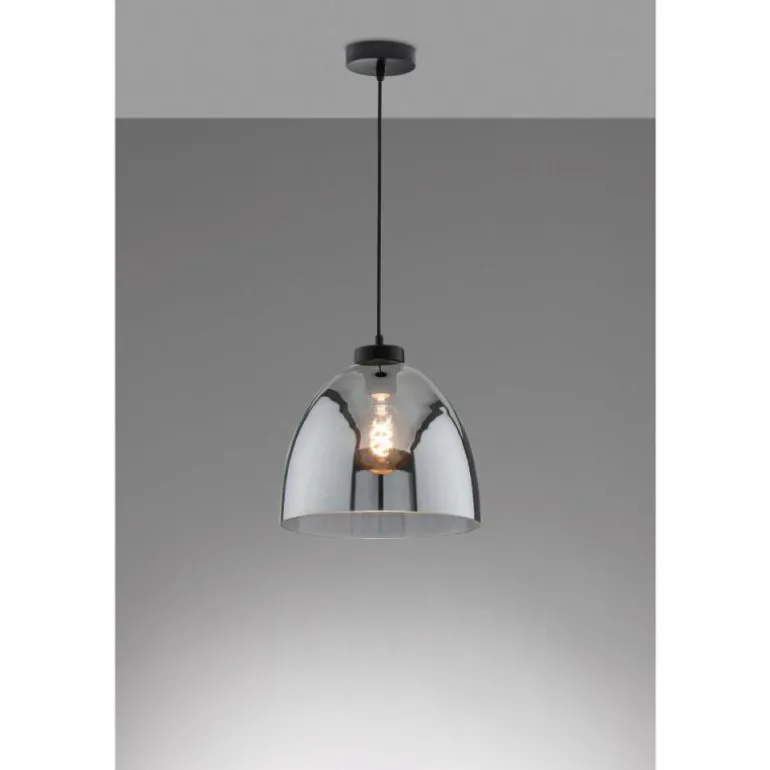 Suspension Fischer & Honsel Ren Noir, 1 lumière
