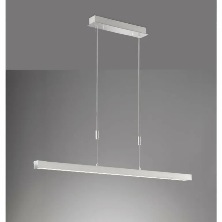 Suspension Fischer & Honsel Vito LED Nickel mat, 1 lumière