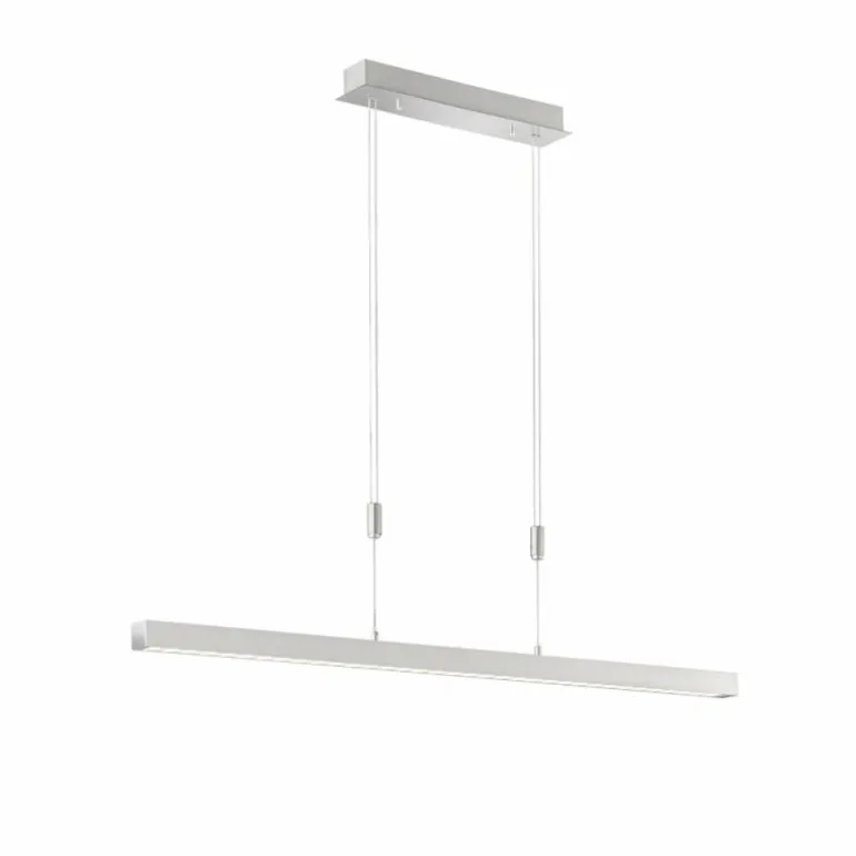 Suspension Fischer & Honsel Vito LED Nickel mat, 1 lumière