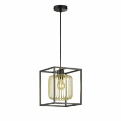 Suspension Fischer & Honsel Caydo Noir, 1 lumière