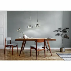 Suspension Fischer & Honsel Lavin LED Nickel mat, 2 lumières