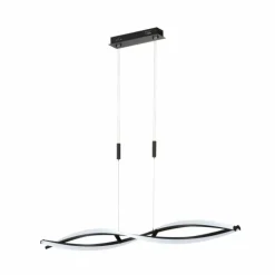 Suspension Fischer & Honsel Torcido LED Noir, 1 lumière, Télécommandes