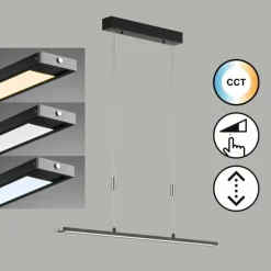 Suspension Fischer & Honsel Metz TW LED Noir, 1 lumière