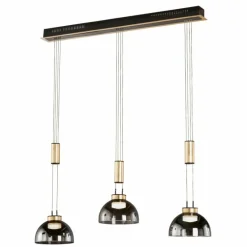 Suspension Fischer & Honsel Avignon LED Noir, 3 lumières