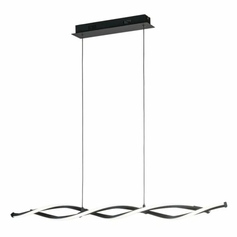 Suspension Fischer & Honsel Dreje LED Noir, 1 lumière