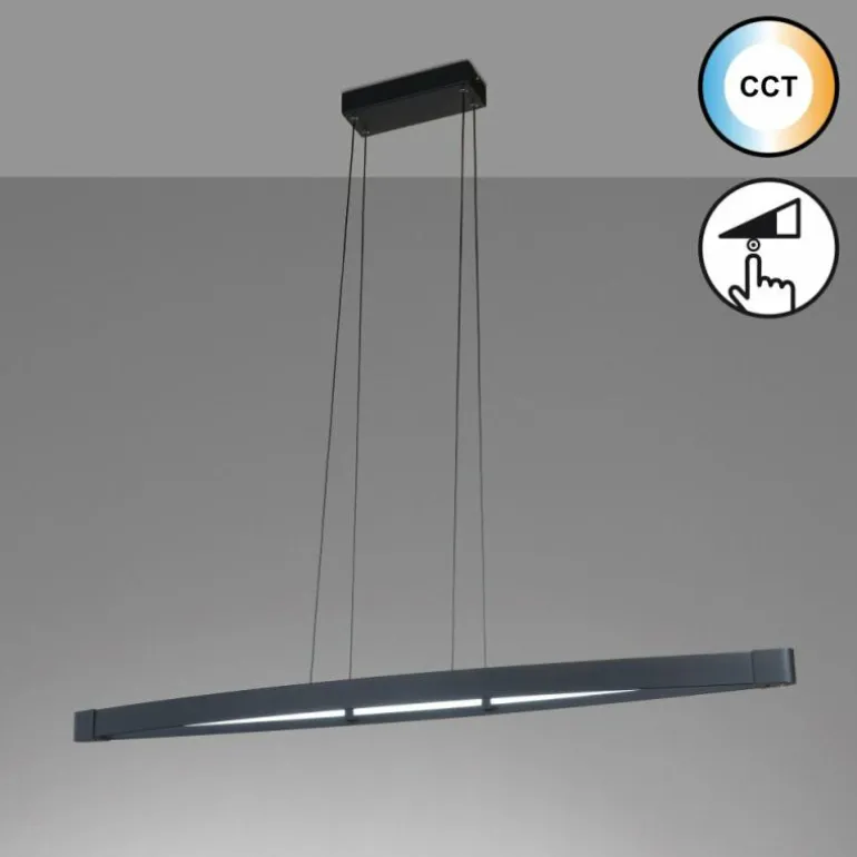 Suspension Fischer & Honsel Fenga LED Noir, 1 lumière