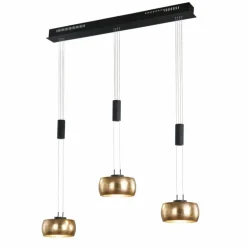 Suspension Fischer & Honsel Colette LED Noir, 3 lumières