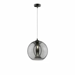 Suspension Fischer-Honsel Opie Noir, 1 lumière