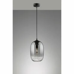 Suspension Fischer-Honsel Trace Noir, 1 lumière