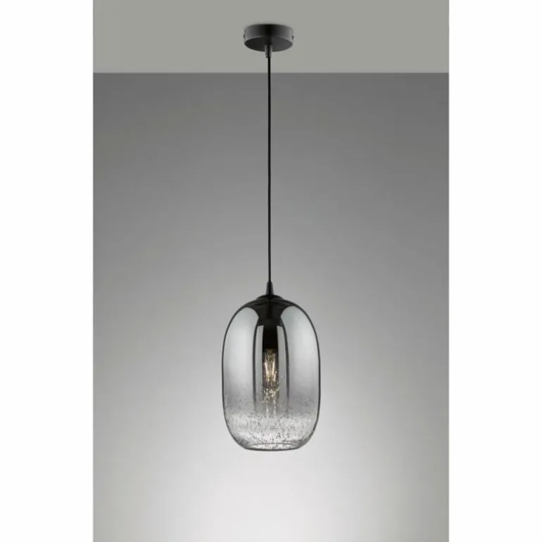 Suspension Fischer-Honsel Trace Noir, 1 lumière