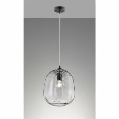 Suspension Fischer-Honsel Bretagne Noir, 1 lumière