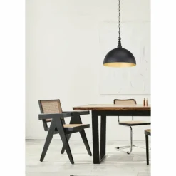 Suspension Fischer-Honsel Leitung Noir, 1 lumière