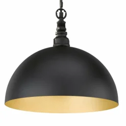 Suspension Fischer-Honsel Leitung Noir, 1 lumière