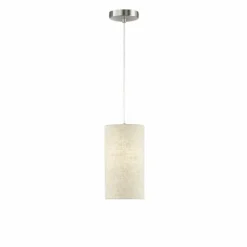 Suspension Fischer-Honsel Thor Nickel mat, 1 lumière