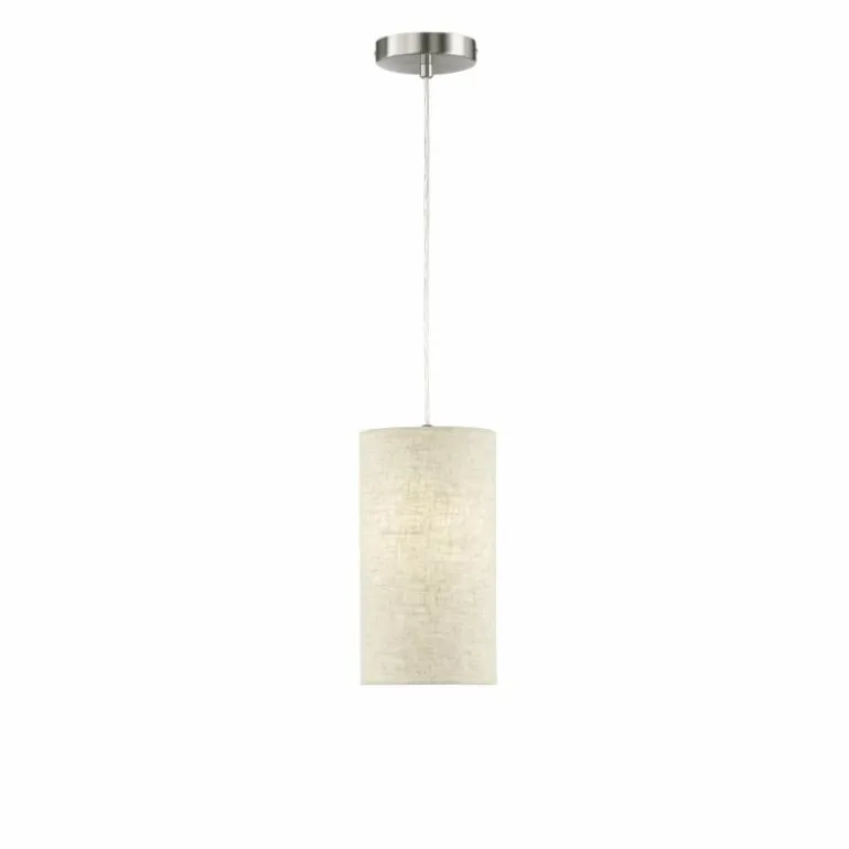 Suspension Fischer-Honsel Thor Nickel mat, 1 lumière