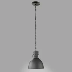 Suspension Fischer-Honsel Thor Noir, 1 lumière
