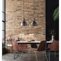 Suspension Fischer-Honsel London Noir, 2 lumières