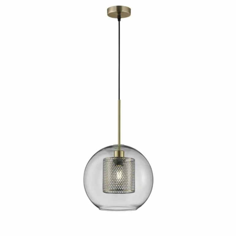 Suspension Fischer-Honsel Jura Bronze, 1 lumière