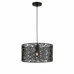 Suspension Fischer-Honsel Ted Noir, 1 lumière