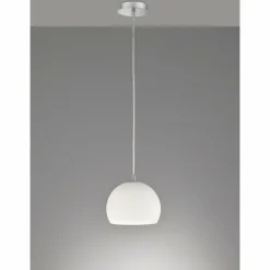 Suspension Fischer-Honsel Bow Nickel mat, 1 lumière