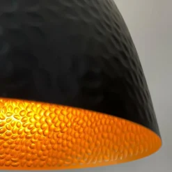 Suspension Fischer-Honsel Mylon Noir, 1 lumière