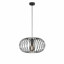 Suspension Fischer-Honsel Mocca Noir, 1 lumière