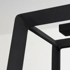 Suspension Foss Noir, 4 lumières