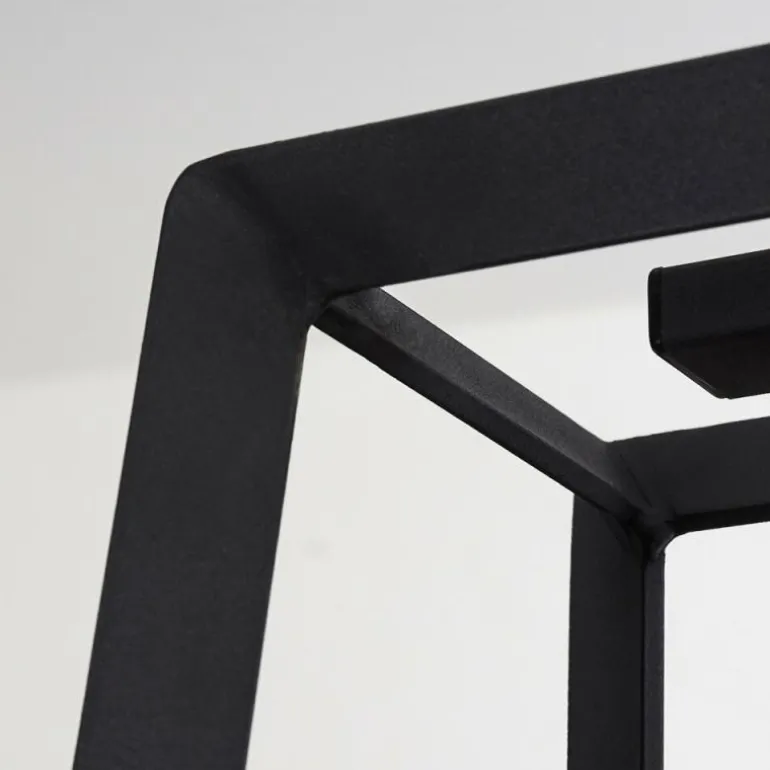 Suspension Foss Noir, 4 lumières