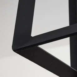 Suspension Foss Noir, 4 lumières