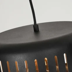 Suspension Fournie Noir, 3 lumières