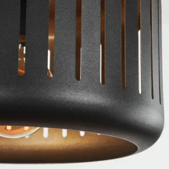 Suspension Fournie Noir, 3 lumières