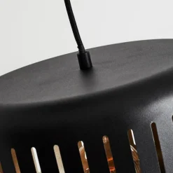 Suspension Fournie Noir, 3 lumières