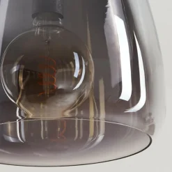 Suspension Francisco Argent Oxydé, 3 lumières