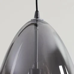 Suspension Francisco Argent Oxydé, 3 lumières