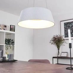 Suspension Fremont LED Blanc, 1 lumière, Télécommandes