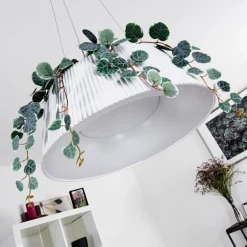 Suspension Fremont LED Blanc, 1 lumière, Télécommandes