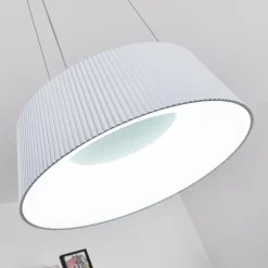 Suspension Fremont LED Blanc, 1 lumière, Télécommandes