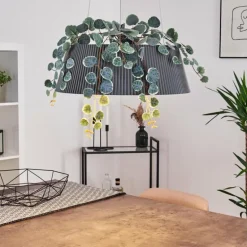 Suspension Fremont LED Gris, 1 lumière, Télécommandes