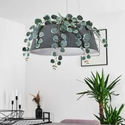 Suspension Fremont LED Gris, 1 lumière, Télécommandes