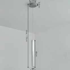 Suspension Freshwater LED Aluminium, 1 lumière