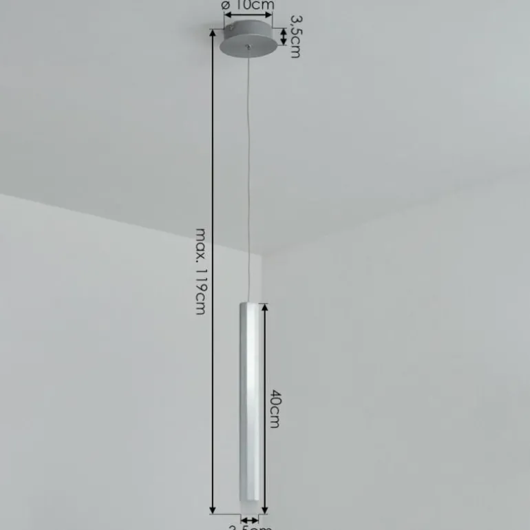Suspension Freshwater LED Aluminium, 1 lumière