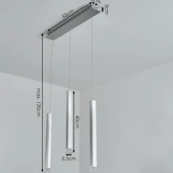 Suspension Freshwater LED Aluminium, 3 lumières