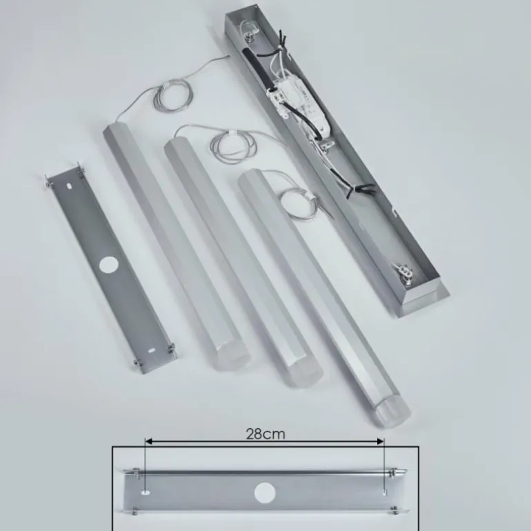 Suspension Freshwater LED Aluminium, 3 lumières