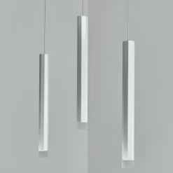 Suspension Freshwater LED Aluminium, 3 lumières