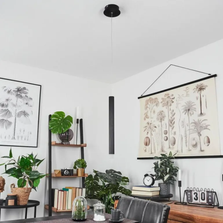 Suspension Freshwater LED Noir, 1 lumière