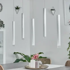 Suspension Freshwater LED Aluminium, 5 lumières