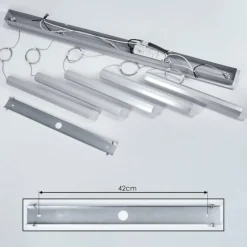 Suspension Freshwater LED Aluminium, 5 lumières