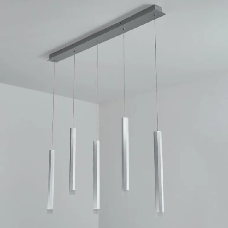 Suspension Freshwater LED Aluminium, 5 lumières