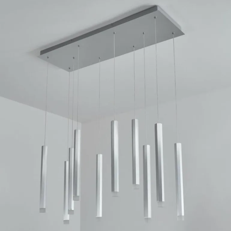 Suspension Freshwater LED Aluminium, 10 lumières